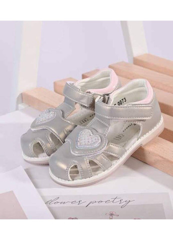 Босоніжки дитячі серце срібні Tom.M (346108017)