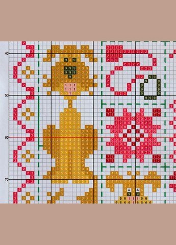 Набір для вишивання за нанесеною на канву схемою "Pink Kennels". AIDA 14CT printed 29*29 см Joy Sunday (313614406)