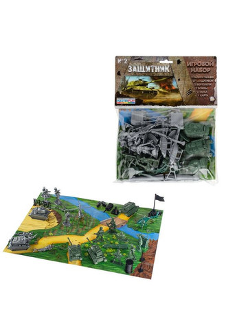 Дитячий набір солдатиків "Захисник" №2 1-043 Colorplast (331859613)
