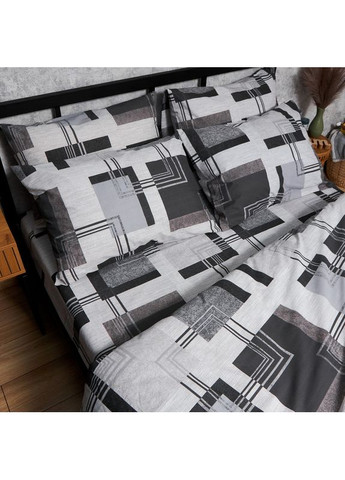 Комплект постільної білизни Бязь Gold Люкс «» Двоспальний 175х210 наволочки 2х70х70 (MS-820006517) Moon&Star Modern Vision (356113631)