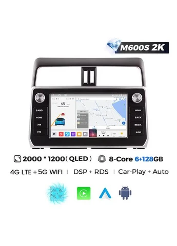 Штатна магнітола MS 2k Toyota Land Cruiser (2017 - 2023) CarPlay QleD Mekede Prado (377667776)