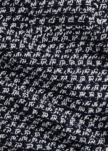 Темно-синя кежуал сукня H&M меланжева