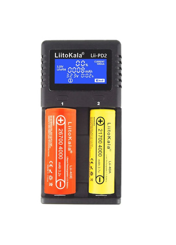 Універсальний зарядний пристрій lii-PD2 (на 2 канали) LiitoKala (335834118)
