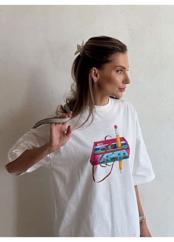 Футболка КАСЕТА колір молоко milirud - (366292339)