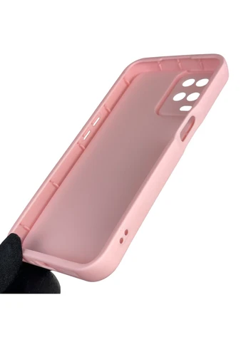 Чохол силіконовий оригінальний Soft Touch з 3D принтом мему сібу для A54 4G рожевий (Повний захист камери) Oppo (378976126)