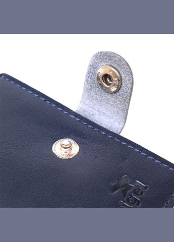 Портмоне для документов мужское из натуральной кожи 16507 Синий Shvigel (306881929)