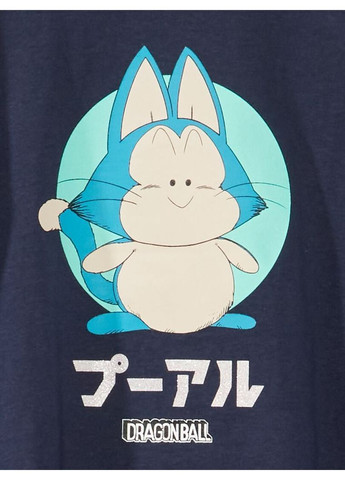 Темно-синя піжама (комплект),темно-синій з принтом, Kiabi