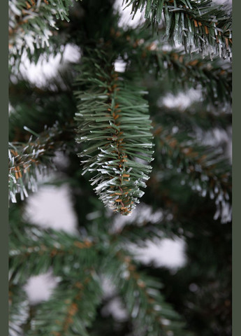 Елка искусственная сосна 130 см зеленая с белыми кончиками LUGI (308281552)