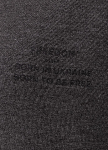 Свитшот женский Freedom серый Arber Woman - крой однотонный серый кэжуал - (282844151)