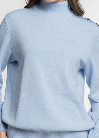 Голубой зимний свитер женский синий Arber T-neck WD 2 WTR-221