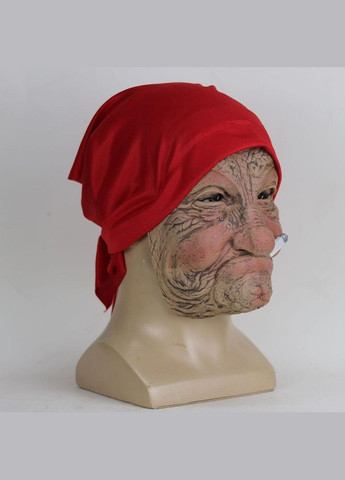 Латексна Маска на Хеллоуїн і костюмованої вечірки Стара Карга Лиходійка з цигаркою [BB1564505] MOLEZU No Brand (307837765)