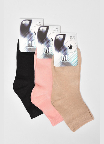 Набір шкарпеток жіночих 3 шт Let's Shop (292802709)