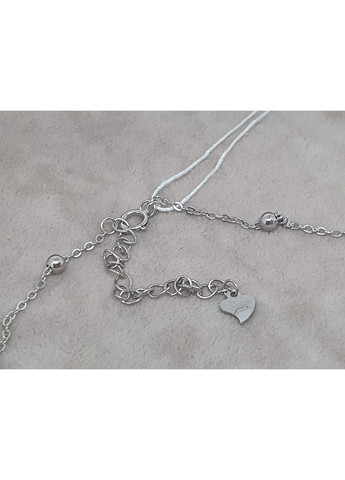 Серебряный браслет с фианитами на ногу. Б2Ф/707Н Silvex925 (362355139)