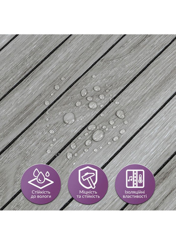 Покрытие виниловое самоклеющееся 3D рейки 600х600х2,8мм SW-00003247 Sticker Wall (365302595)