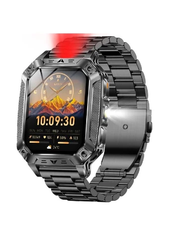 Умные смарт часы Smart Formula K+ Steel, 2 ремешка UWatch (381113034)