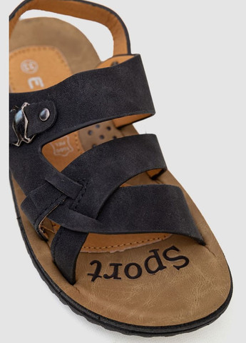 Черные повседневные сандалии детские для мальчика Ager