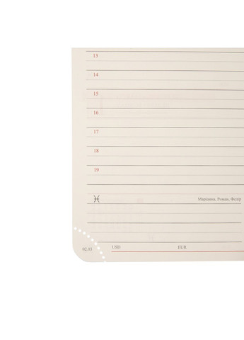 Ежедневник А6 2026 Fiorella 352 с Зеленый (252707) Leo Planner (362587608)