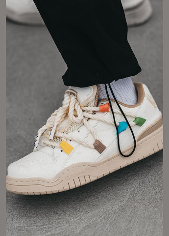 Кроссовки женские и мужские Cat & Sofa beige multicolor | Кэт & Софа бежевые No Brand бежевые всесезоны (315006142)