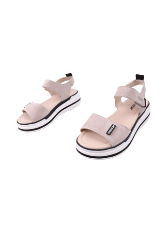 Босоніжки жіночі бежеві натуральна замша Renzoni 1405-25LBC (336164461)