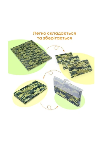 Термоковрик камуфляжный Militari 10мм/150х200см No Brand (390043951)