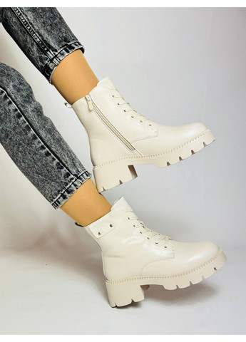 Зимние 250 ботинки зимние бежевые кожаные KDSL