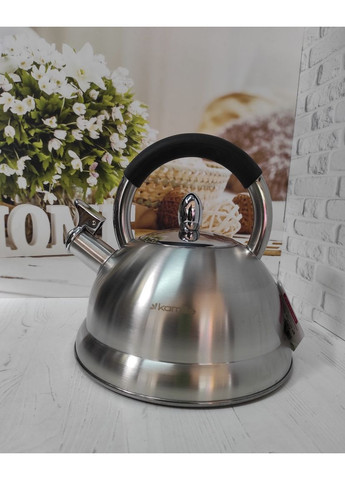 Чайник 2.7л из нержавеющей стали со свистком KM-1097 Kamille (351584818)