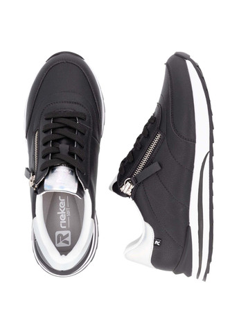 Демисезонные кроссовки Rieker чёрные демисезоны (317212095)