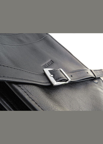 Чорна шкіряна сумка через плече з шкіряним підкладом N4227GA Newery (303830639)