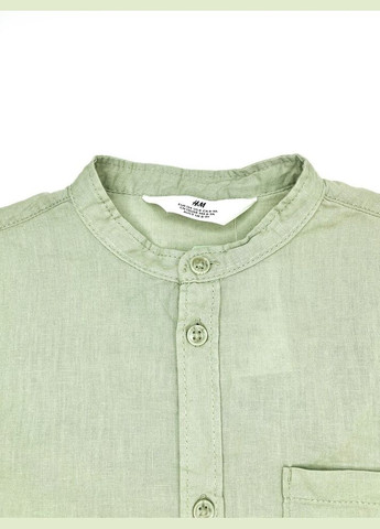 Оливковая рубашка H&M