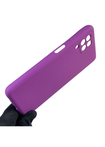 Чохол для Galaxy M22 4G (SM-M225F) силіконовий з мікрофіброю нековзний на самсунг м22 4г фіолетовий Samsung (366386109)