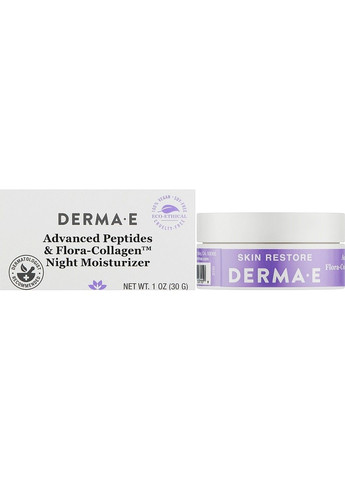 Миниатюра Ночной увлажняющий крем Advanced Peptides & Flora-Collagen™ Night Moisturizer 30г Derma E (291926016)