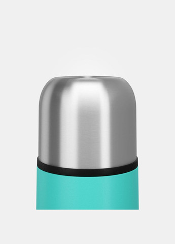 Термос с чашкой 0,4л для туризма из нержавеющей стали бирюзовый. Quechua (365441785)