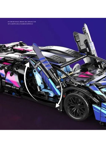 Детский игрушечный автоконструктор Ламборгини, Гоночный суперкар автомобиль Cyberpunk LAM, спотивная машина Lamborghini Lego (366664822)