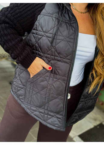 Жіноча жилетка з капюшоном — ЗАМІР В ОПИСІ GD/GL Модний простір (366883320)