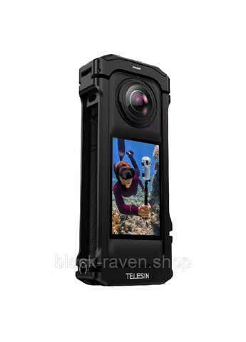 Рамка Insta360 X4 алюминиевая вертикальная/горизонтальная S6-FMS-12-TIS Telesin (351431753)