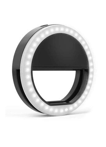 Кольцо для селфи Light с LED подсветкой (Black) Selfie (325877347)