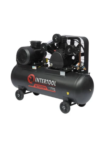 Компресор, 300 л, 11,0 кВт, 380 В, 10 атм, 1600 л/хв, 3 циліндри, 80 дБ Intertool PT-0050 (376297877)