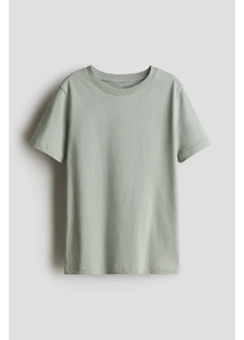 Фисташковая летняя футболка H&M