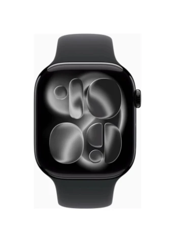 Смарт-часы Watch Series 11 GPS 46mm Jet Black Aluminium Case with Black Sport Band - S/M (m129352) Apple Watch Series 11GPS46mmJet Black Aluminium Case (375800980)