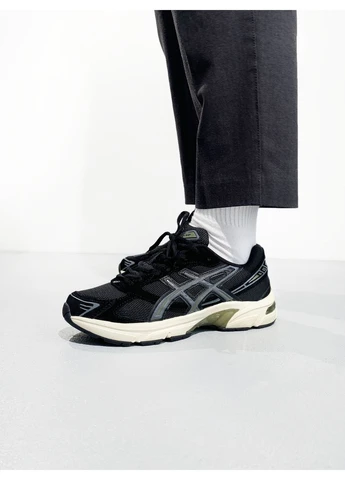 Чорні кросівки чоловічі asics gel-1130 black асікс гель 1130 чорні демісезон No Brand