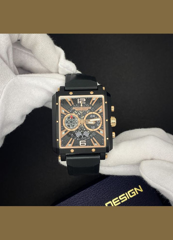 PD-1725 Black-Black кварцевый сasual, классический Pagani Design (342323362)