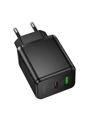 Сетевое зарядное устройство HOCO 30 Вт USB-C USB-A пластик черный No Brand C157A (401165517)
