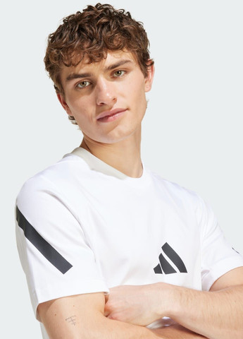 Белая футболка z.n.e. adidas