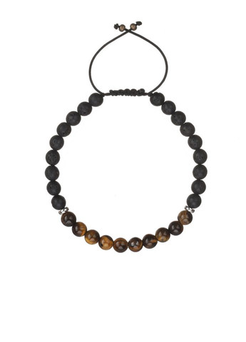 Браслет из вулканического камня и яшмы 4774 LeBijou (367580162)