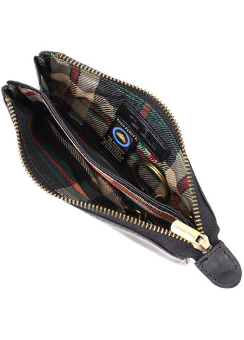 Удобная ключница на два отделения из матовой натуральной кожи 20836_1 (3350 nero) Tony Perotti (362024764)