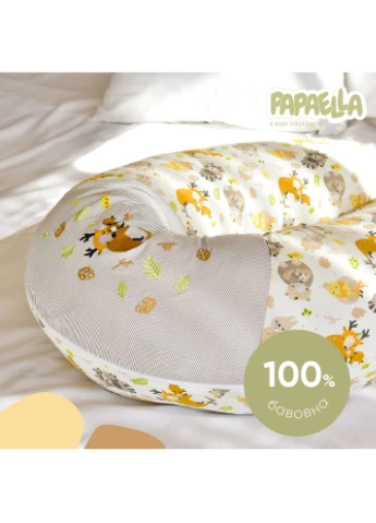 Подушка для беременных и кормления ТМ PAPAELLA 30х190 см с пуговицей обнимашки IDEIA (394556231)