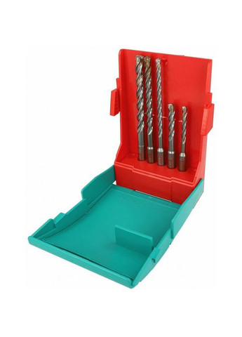 Набір бурів по бетону 6/6/8/8/10 TRIJET SDS-plus 3 ріжучі крайки армований бетон граніт цегла (12904) Heller (295034407)