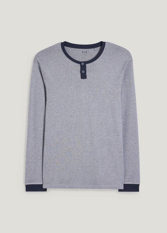 Комбинированная футболка с длинным рукавом C&A