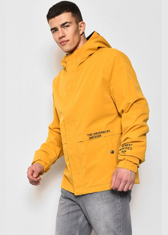 Гірчична демісезонна куртка чоловiча демicезонна гірчичного кольору Let's Shop
