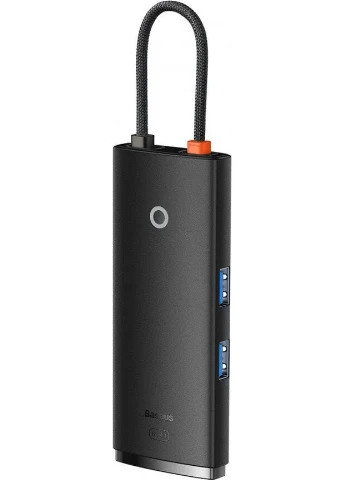 USB-хаб USB-Хаб Lite Series 6-in-1 (Type-C to HDMI + 2xUSB 3.0 + PD + SD/TF) black (WKQX050101) Baseus (361404753)